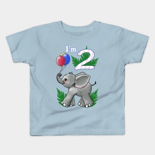 Elephant birthday shirt Kids T-Shirt